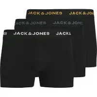 Jack & Jones Boxers 'JACCONOR' jaune d'or / gris fumé / noir / blanc