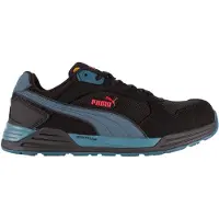 Puma Chaussures de sécurité Frontside Black/Blue Low conformes à la norme EN ISO 20345:2011 S1P ESD HRO SRC noir taille 43
