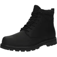 Timberland pour homme. TB0A69UHW021 Bottines en cuir avec Britton Road Mid noir (45.5), Plat, Lacets, Casuel, Durable