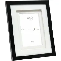 Deknudt S65KK2 noir 15x20 bois double passe-partout (44 x 2 cm)