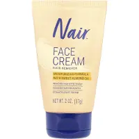 Nair , Épilateur, Crème Visage Hydratante, Pour Lèvre Supérieure, Menton et Visage, 2 oz (57 g)