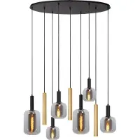 Lucide Lampe suspendue Joanet Or 6 lumières