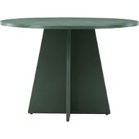 Venture Home Bootcut table de salle à manger Ø110cm vert.