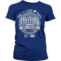 Back To The Future Noname Back To The Future - T-Shirt Save The Clock Tower - Navy Girl (S) Noir