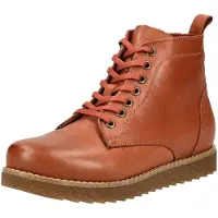 Andrea conti Bottines à lacets marron châtaigne
