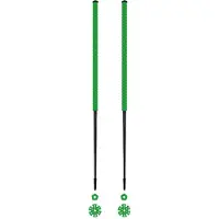 Les batons d'Alain - Bâtons de ski de randonnée - Pomme - Taille 115 cm - Vert