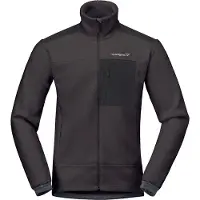 Norrøna - Polaire d'alpinisme - Trollveggen Warm3 Jacket M Phantom - Taille M - Noir
