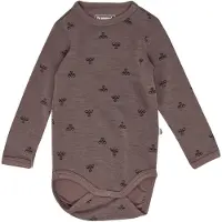 Hummel Mini Wool Long Sleeve Body Violet 68 cm Garçon