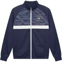FFF Survêtement d'entraînement France Homme - Taille XL - Équipe de France - Survêtement de football - Bleu - Merchandising officiel