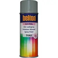 Belton Peinture aérosol RAL 7042 Gris signalisation 400ML SPECTRAL