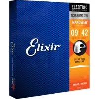 Elixir Strings E12002 Nanoweb Super jeux super l&eacute;ger 09-42