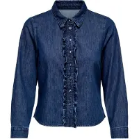 ONLY Chemisier 'ONLKaya' bleu denim
