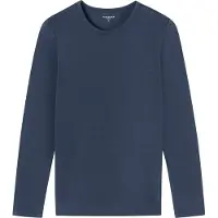 Schiesser Maillot de corps ' Thermo ' bleu denim