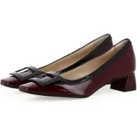 Evita Escarpins 'SABRINA' bordeaux / noir