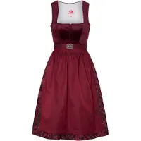 Spieth & Wensky Dirndl 'Genua' rouge foncé