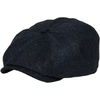Superdry Homme Laine Casquette Baker Boy, Bleu Foncé, Taille: 59cm