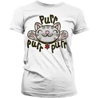 Hybris The Big Bang - T-Shirt Girl Soft Kitty Purr-Purr-Purr - White (Xl)