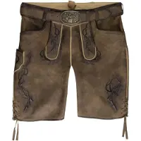 Spieth & Wensky Pantalon folklorique 'Eldorado' marron