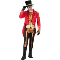 My Other Me Fun Company Sinister Ringmaster Costume Rouge L Enfants