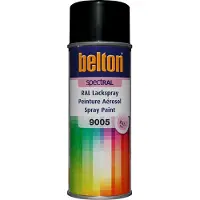 Belton Peinture aérosol RAL 9005 Noir brillant 400ML SPECTRAL
