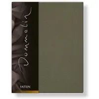 Dommelin Drap-housse Dommelin Olive (Satin 300TC)-90 x 220 cm
