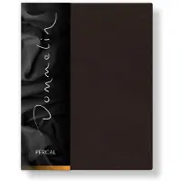 Dommelin Drap-housse Dommelin Choco (Percale 200TC)-140 x 200 cm