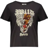 Deeluxe Leona M+ Short Sleeve T-shirt Noir,Gris XL Femme