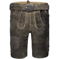 Krüger Collection Pantalon folklorique 'Ron' gris / kaki