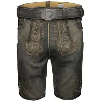 Stockerpoint Pantalon folklorique 'Wastl' gris foncé