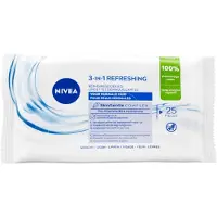 Nivea - 3 In 1 Cleansing Wipes Refreshing - 25 wipes