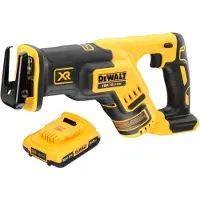 DeWalt Scie sabre sans fil DCS 367 N 18 V Brushless + 1 batterie 2,0 Ah - sans chargeur