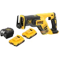 DeWalt Scie sabre sans fil DCS 367 D2 18 V Brushless + 2 batteries 2,0 Ah + chargeur