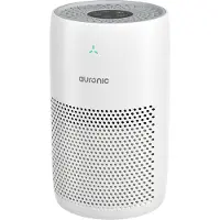 Auronic Air Purifier Compact - Avec filtre HEPA 13 - 150 m³/h - 30 m² - Filtre à charbon - 3 étapes - Purificateur d'air - Blanc