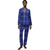 Triumph Pyjama 'Boyfriend' bleu / noir