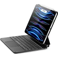 ESR Toetsenbord Hoes Hoes Geschikt voor Apple iPad Air 11 (2024)/Air 10.9, Clavier pour tablette, Noir