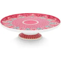 Pip studio Plateau de Service Pip Studio Flower Festival Deco Dark Pink 21 cm