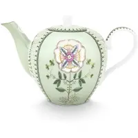 Pip studio Théière Pip Studio Lily & Lotus Carreaux Light Green 1,6 L
