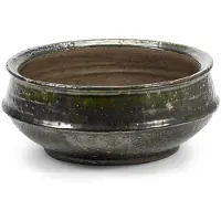Serax Dune Jardinère Bol 02 Dark Green | Small