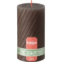 Bolsius Bougie Twist rustique 130/68 Oat Beige