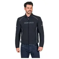 Vanucci VSJ-7 Hommes VESTE TEXTILE Noir 50