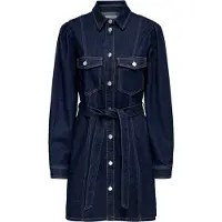 ONLY Robe-chemise 'ONLKetty' bleu foncé