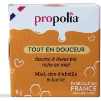Propolia Baume à lèvres bio riche en miel doux 6g