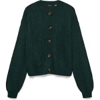 Vero Moda Cardigan 'VMLea' vert foncé