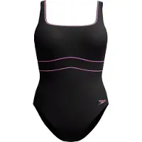 Speedo Shaping Contoureclipse Swimsuit Noir UK 38 Femme