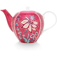 Pip studio Théière Pip Studio Flower Festival Dark Pink 1,6 L