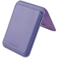 POMOLOGIC Magsafe Portefeuille de Cartes avec Support – Support Intégré pour Visualisation Mains Libres – Aimants Puissants pour Fixation Sécurisée – Conçu pour Contenir des Cartes Essentielles
