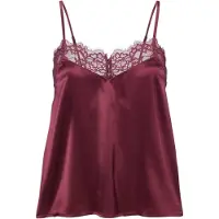 LASCANA Chemise de nuit bordeaux