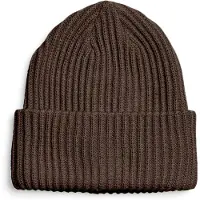 Pieces Bonnet 'HEXO' brun foncé