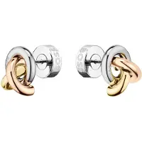 BOSS Boucles d’oreilles tricolores avec nœud