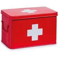 Zeller Boite à médicaments rétro - rouge